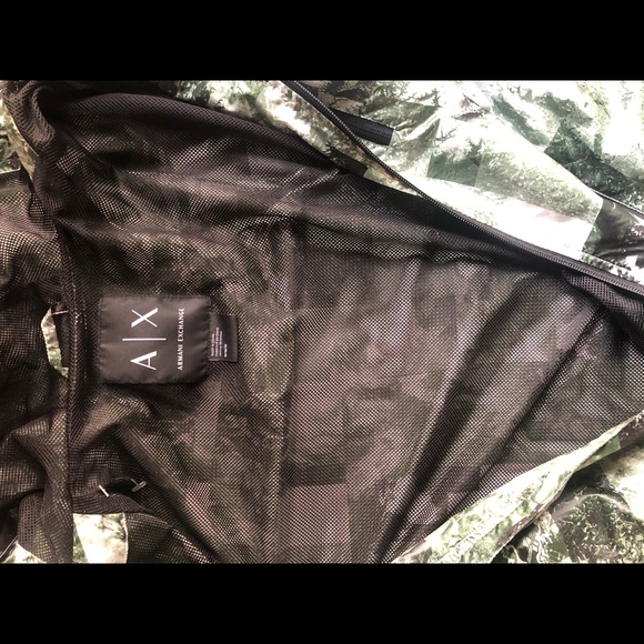 Armani Exchange Camo Rain Hoodie - Picture 7 of 7
